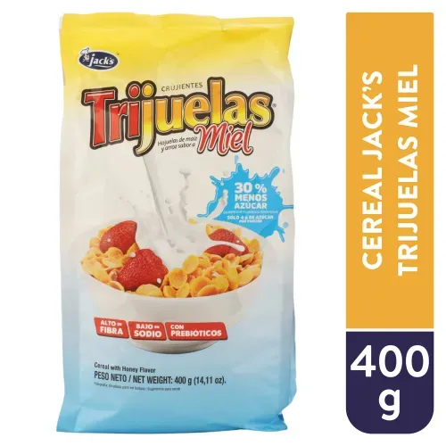 Cerea Jacks Trijuela Menos Azucar 400 g