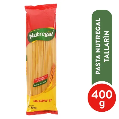 Pasta Tallarin Nutregal Calcio 400 g