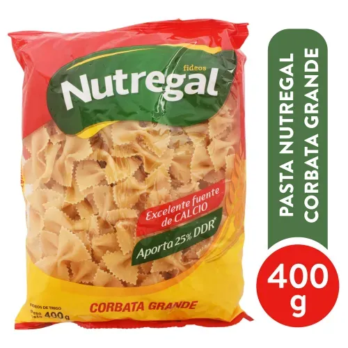 Pasta Corbatas Nutregal Calcio 400 g