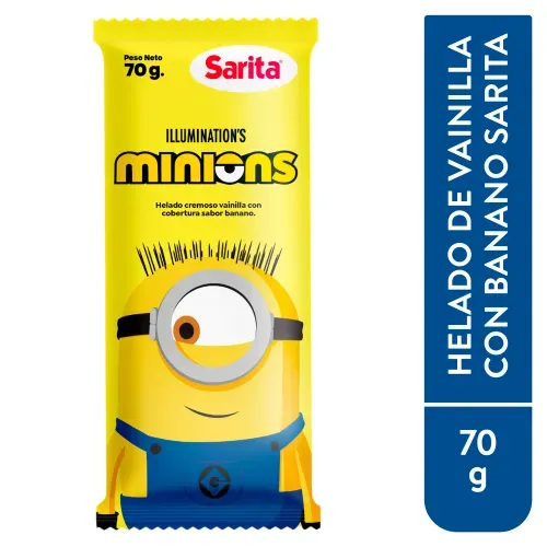 Paleta Cremo Cobertura Banan Sarita 75g
