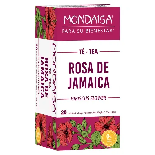 Té Mondaisa Rosa De Jamaica 20 uds - 40 g