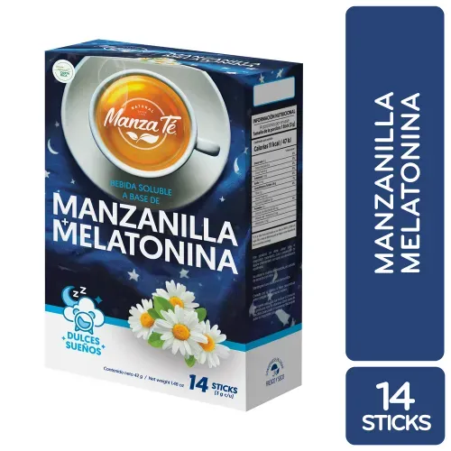 Infusión Manzanilla Melatonina ManzaTé- 42 g