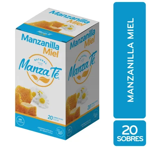 Té Manzanilla Miel Manza Té caja 20 Uds - 20 g