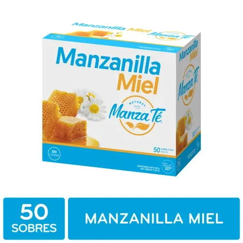 Té Manzanilla Miel Manza Té caja 50 Uds - 50 g