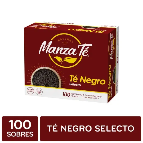 Té Negro Manza Té caja 100 Uds - 180 g
