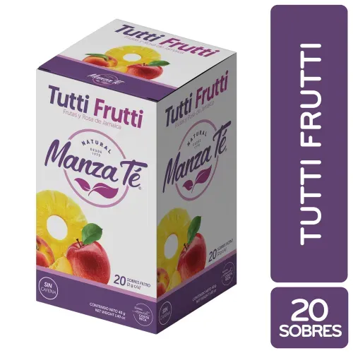 Té Tutti Frutti Manza Té caja 20 Uds - 40 g