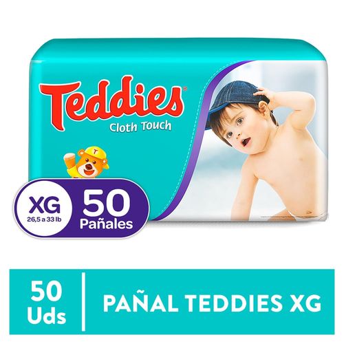 Panales Teddies Talla Xg4 50 Unidad