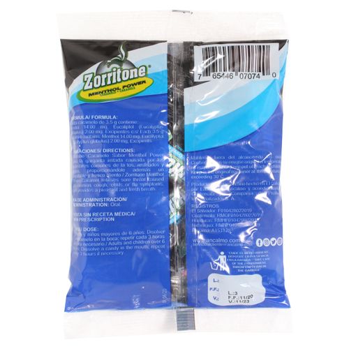 Zorritone Menthol Power Disp X 10