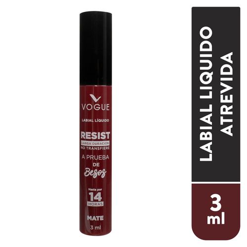 Vog Labial Resist Atrevida 3 ml