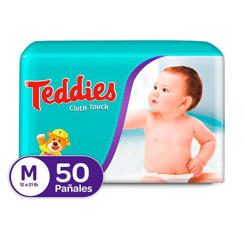 Panales Teddies Talla M2 50 Unidad