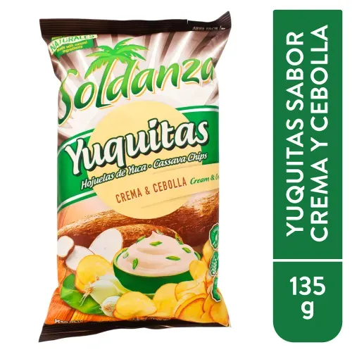 Soldanza Yuca Crema Cebolla 135gr