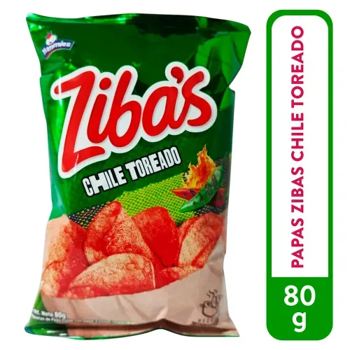 Papas Zibas Chile Toreado 80gr