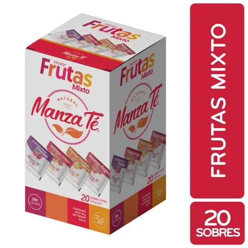 Infusión Frutas Mixto Manza Té caja 20 Uds - 26 g