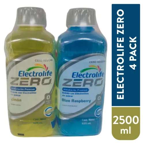 Electrolife Zero 4pk Surt Sabor  2500 Ml