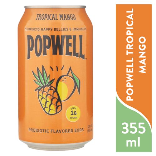 Popwell Tropical Mango 355 ml