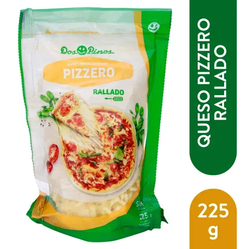 Queso Dos Pinos pizzero rallado - 225 g