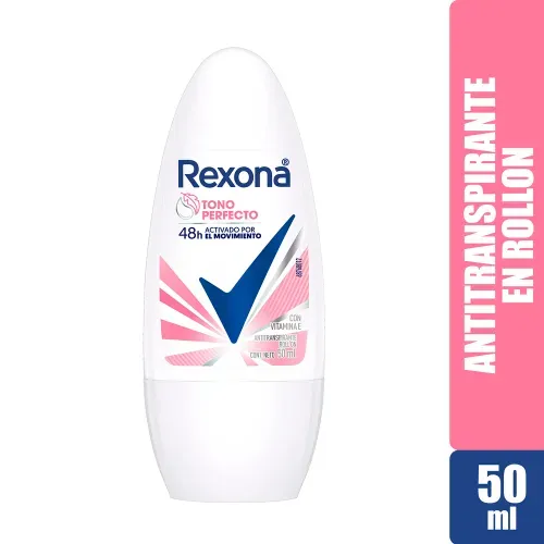 Desodorante Rexona Dama Tono Perfecto Con Vitamina E Rollon - 50ml