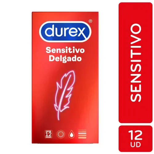 Durex Sensitivo Delgado 12 Unidades