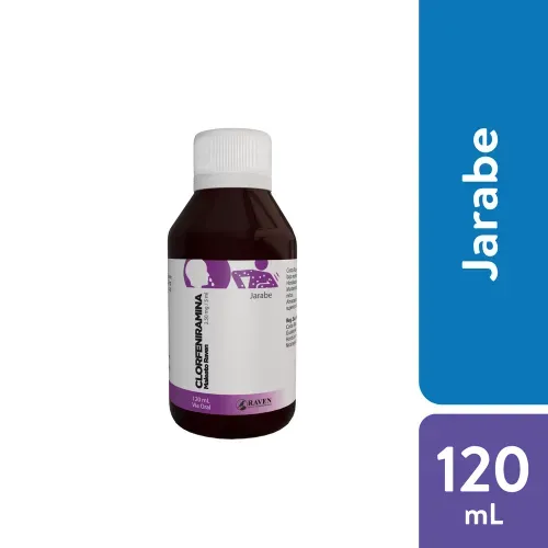 Clorfeniramina Jarabe 120 Ml Raven
