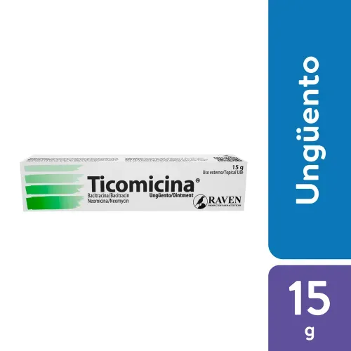 Ungüento Ticomicina para uso tópico - 15 g