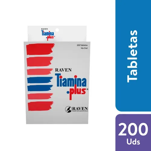 Tiamina 500Mg, Precio indicado por unidad