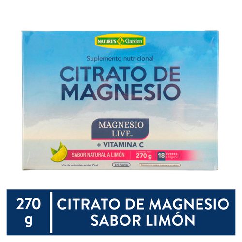 Magnesio Live Natures Garden Vt c 18 g