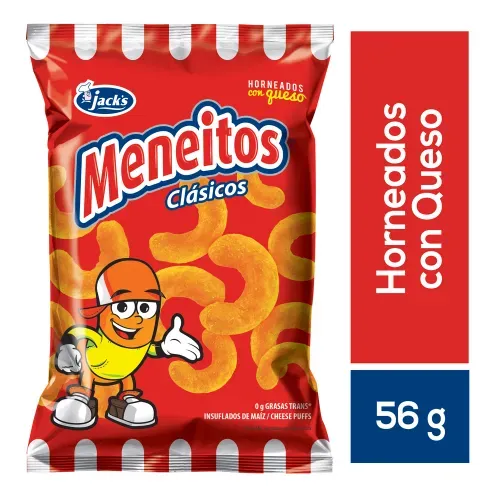 Boquitas Jacks Meneitos Clásicos - 56g