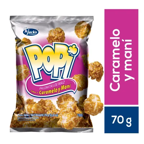 Palomitas De Maíz Jack´s Popi Sabor Caramelo - 70g