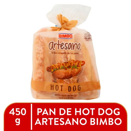 Hot Dog Artesano 6p 450 g Bolsa Bim