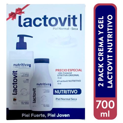 Pk Crema y Gel Lactovit Nutritivo 700 ml