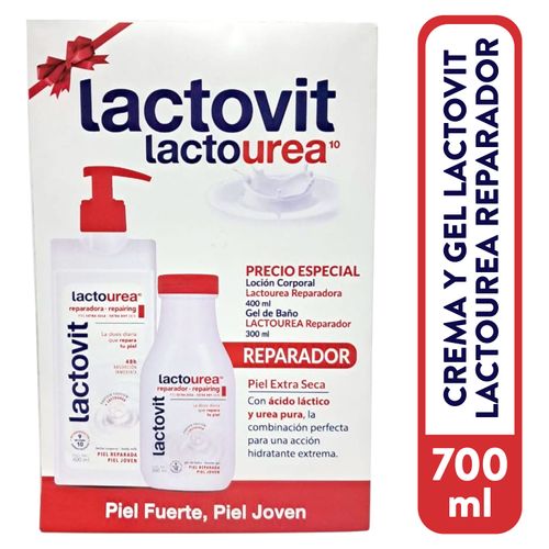 Pk Crema y Gel Lactovit Lactourea 700 ml