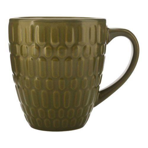Ms Taza De Ceramica 12onz Color Verde