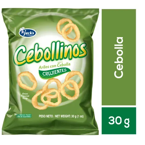 Snack Jack's cebollinos crujientes - 30 g