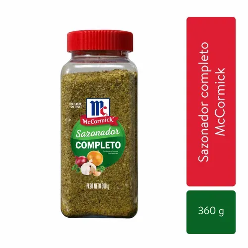 Sazonador McCormick Completo 360 g