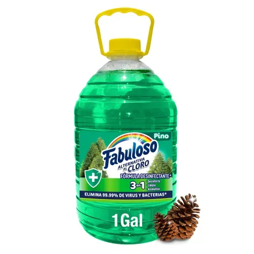 Desinfectante Multiusos Fabuloso Alternativa al Cloro Pino -1 Gal