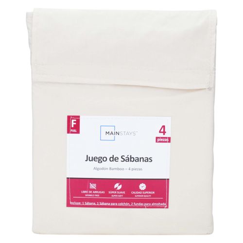 Ms Sabana De Algodon Doble Blanc