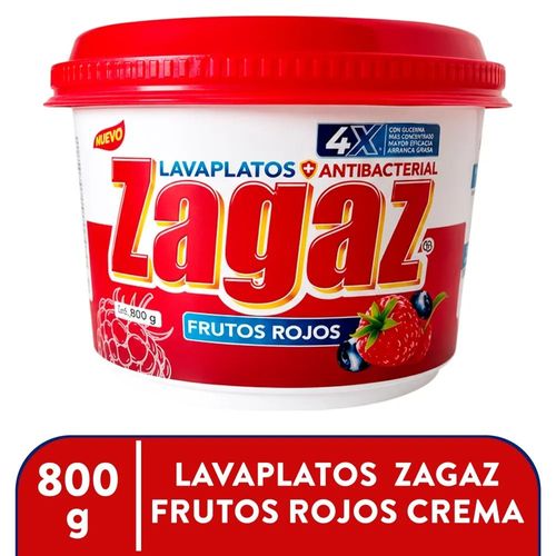Lavaplatos Zagaz Frutos Rojos 800g