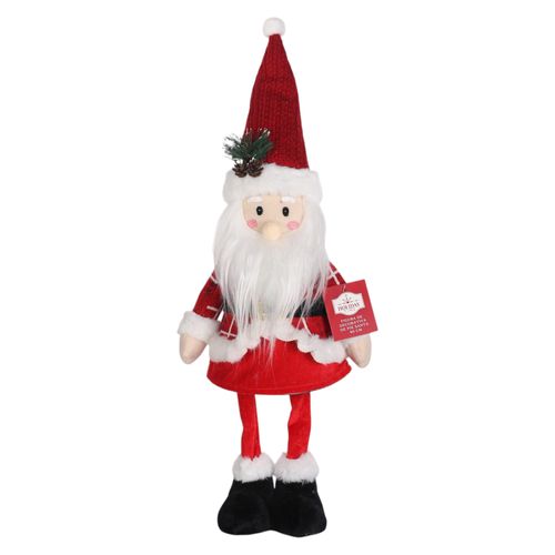 Figura decorativa Holiday Time de pie Santa Navidad - 60 cm