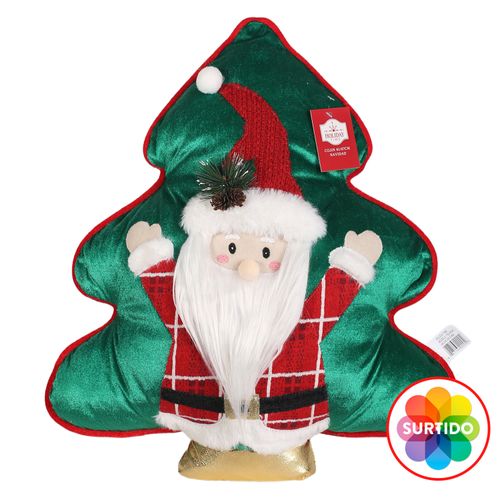 Cojín Holiday Time diseño Navidad - 38 cm