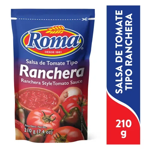 Salsa Roma tipo ranchera - 210 g