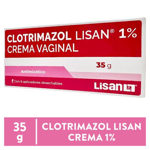 Clotrimazol 1% 35 g caja 6 aplicadores - Precio indicado por caja