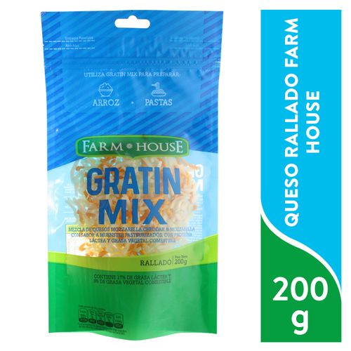 Queso Grattin Mix Farm House 200 g