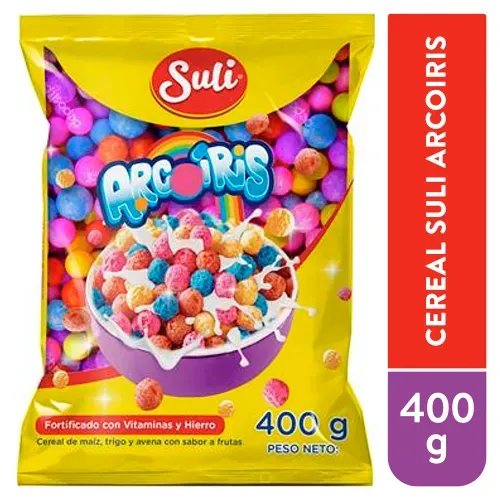 Cereal Suli Arcoiris Sabor Fruta - 400 g
