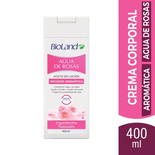 Crema Bioland Agua Rosas 400ml