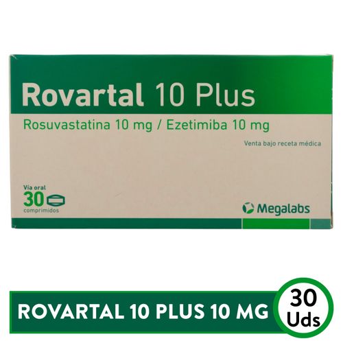 Comprimidos Rovartal Plus Megalabs 10/10 mg - 30 Uds