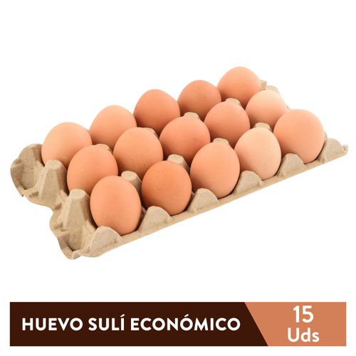 Por Kilo - Huevo Gallina Don Cristobal Económico Cartón De 15 Unidades