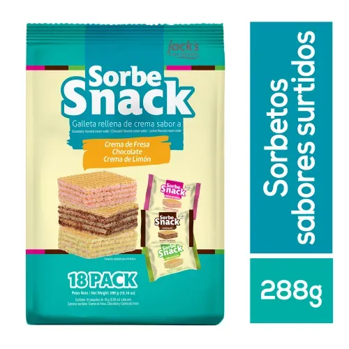 Sorbe Snack Jacks 288 Gr