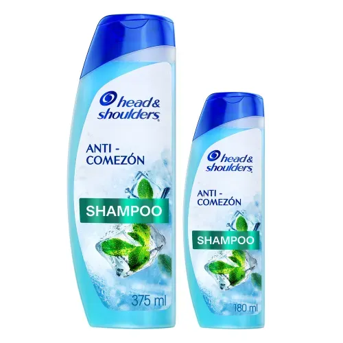 Shampoo Head & Shoulders Anti-comezón Control Caspa Pack - 375 ml + 180 ml