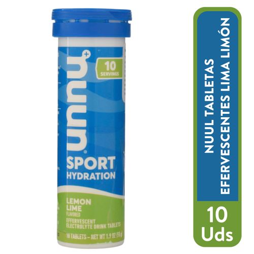 Suplemento con electrolitos Nuun Sport sabor limón - 55g