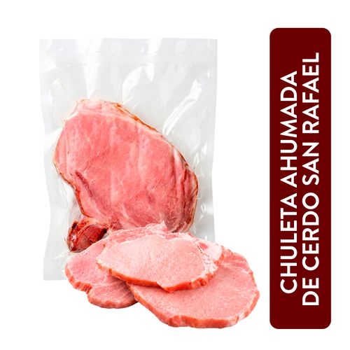 Chuleta Zar Ahumada, Empacada 4 unidades, Precio indicado por kilo